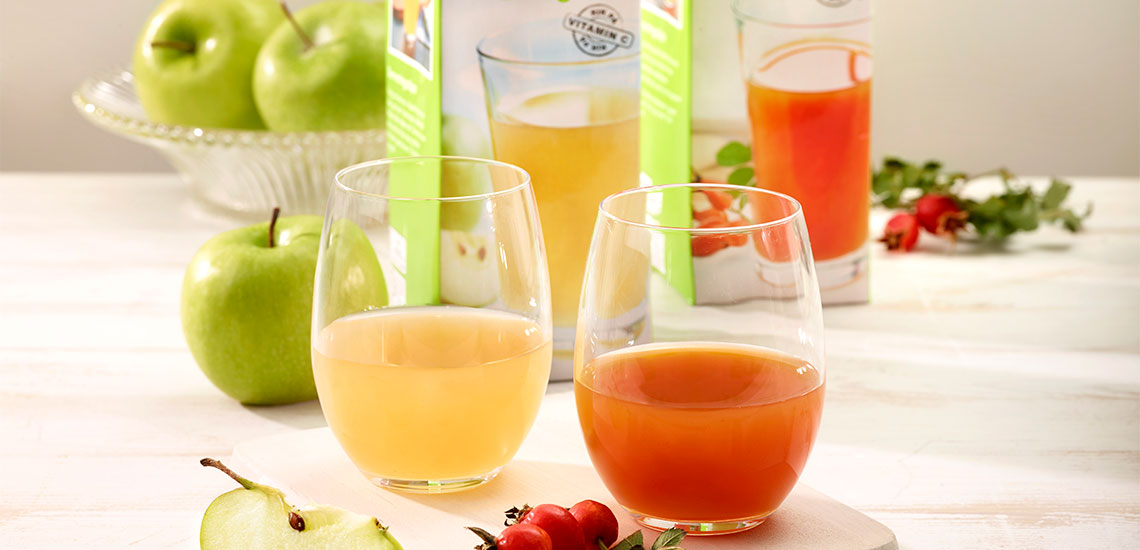 Liva Energi består av to smakfulle fruktdrikker som tilbyr en enkel måte å gi eldre og syke ekstra energi på.